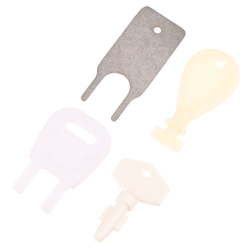 1Pcs Toilet Paper Soap Dispenser Box Lock Plastic Keys Master Tools Part Replacement Accessories for Hotel Home Bathroom