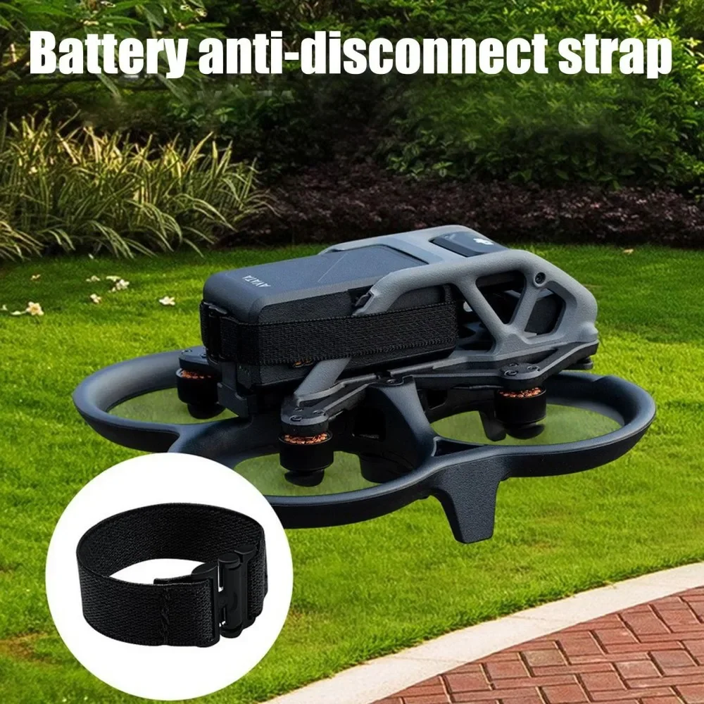 Cinghia anti-distacco batteria per DJI Avata Cintura di rinforzo anticaduta per fissaggio batteria per accessori drone DJI Avata