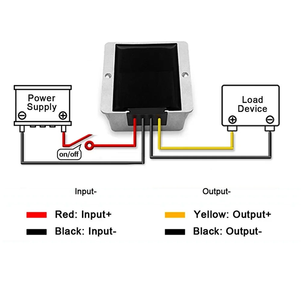 24V to 13.8V 5A 10A 15A 20A Step Down DC Converter Regulator 24V-13.8V Buck Voltage Stabilizer Car Power Supply Transformer CE