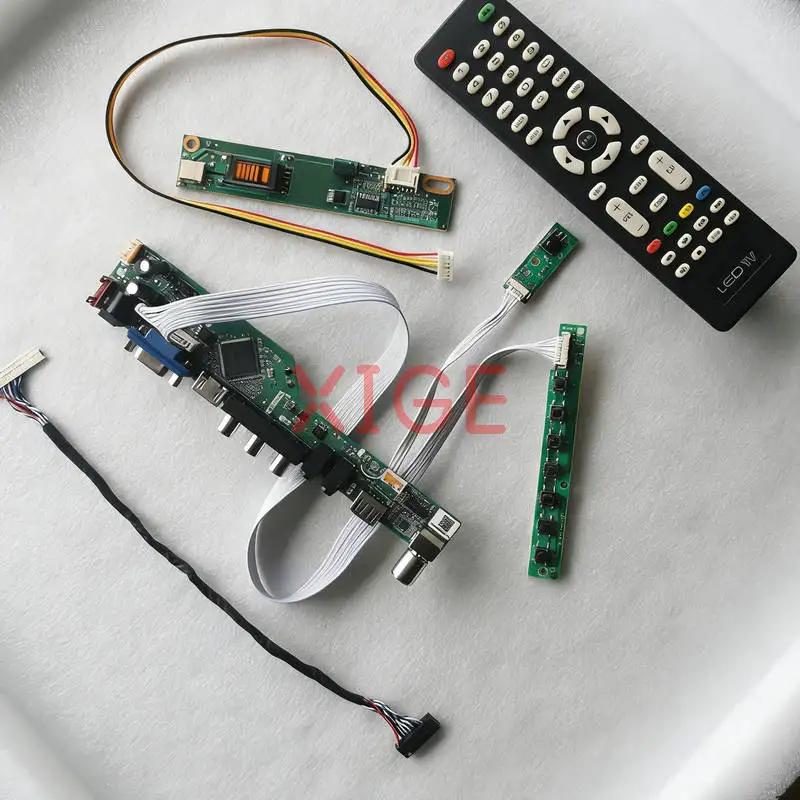 

Плата привода матричного контроллера подходит для LTN141WD LTN141BT06 N141C3 N141C1 1-CCFL 1440*900 1440x900 HDMI + VGA + AV + USB LVDS 30-контактный комплект «сделай сам»