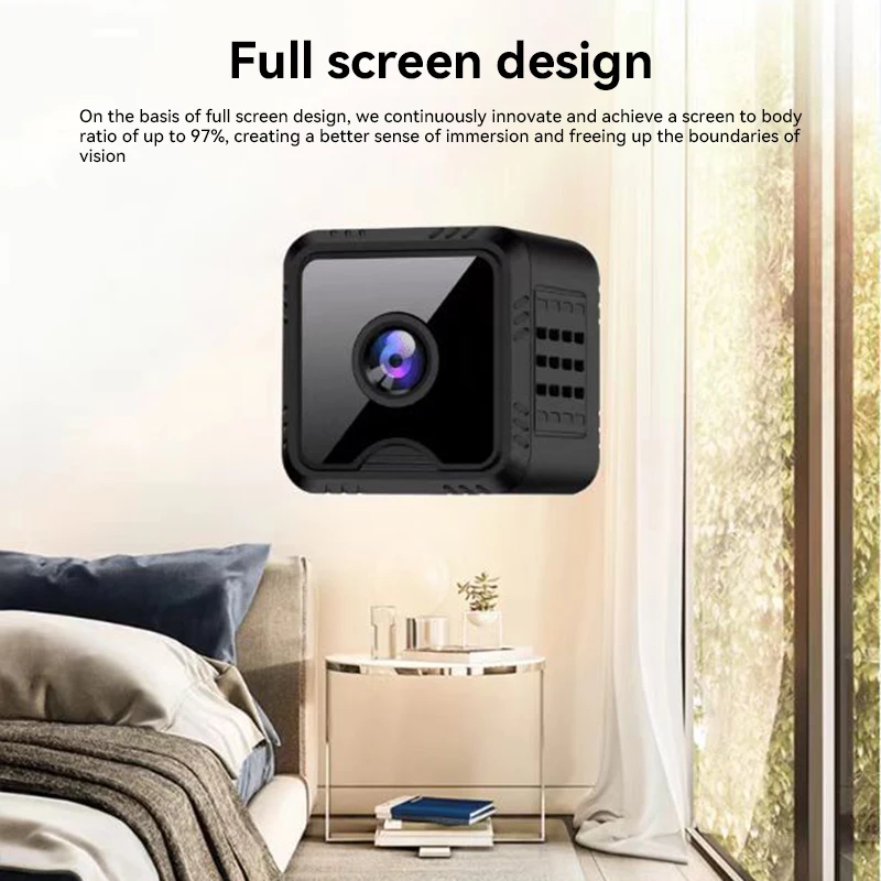 Мини-камера Wi-Fi 1080P голосовой домофон удаленный монитор ночного видения умная камера детский монитор для домашних животных защитная камера 2025