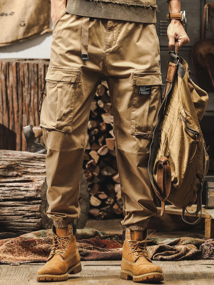 

Джерри, американские повседневные брюки с завышенной талией, мужские свободные брюки, весенне-осенняя рабочая одежда, модные свободные хлопковые джинсы