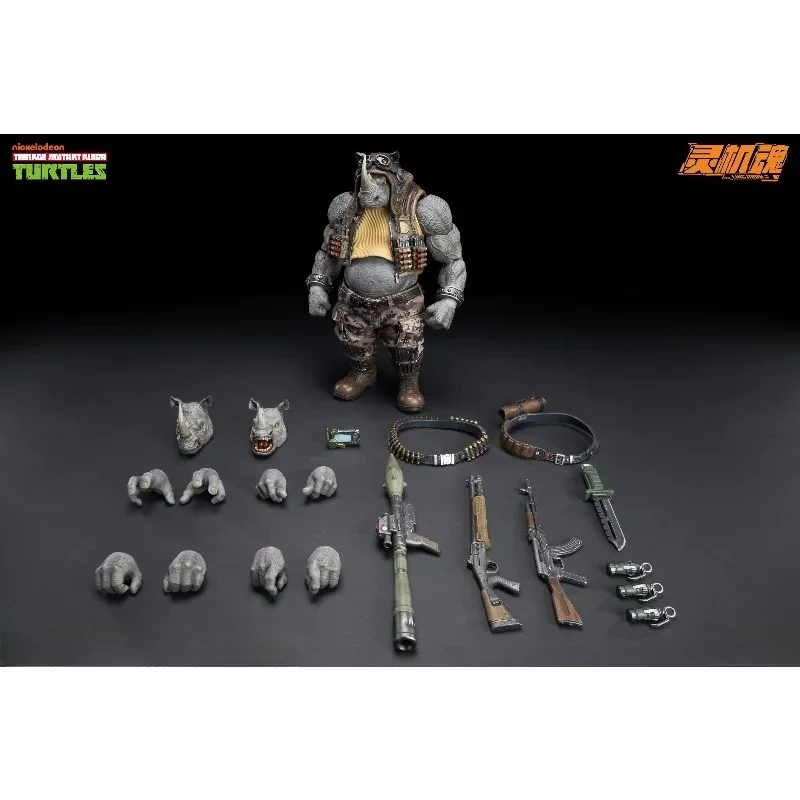 Op voorraad: Spirit Machine Soul Ninja Turtles-serie, Leonardo, Michelangelo, Rocksteady & Bebop, actiefiguren, verzameling speelgoed.
