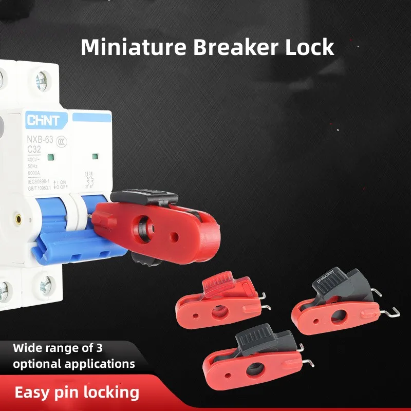 

Industrial Safety Miniature Circuit Breaker Lock, Small Empty Open Lock, Pin Insulated Upper Lock, Manufacturers Wholesale