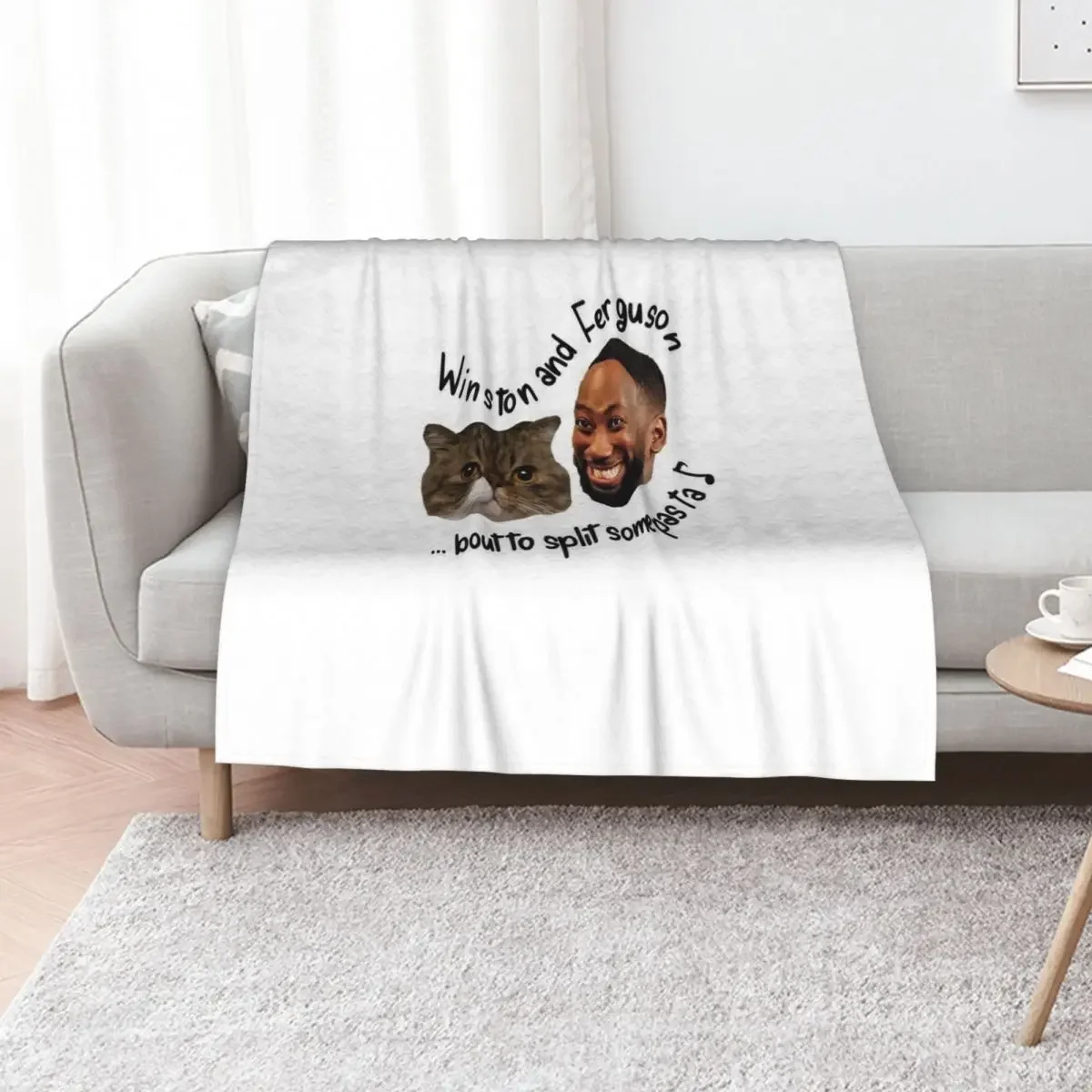 

Music Retro New Girl Winston And Ferguson Gifts Music Fans Throw Blanket Kid'S Winter beds Furrys Blankets