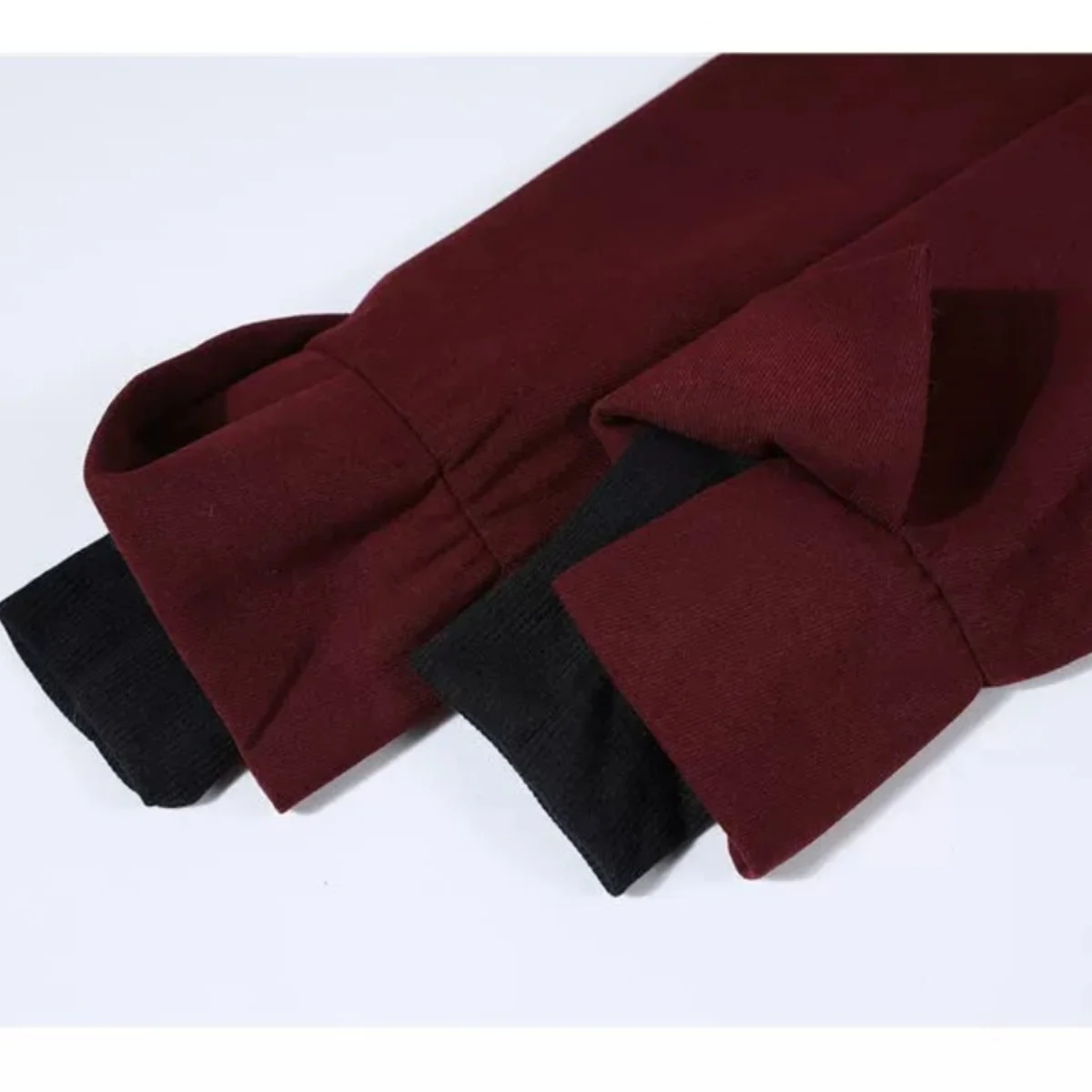 Autumn Winter plus Size 300 Pounds Retro Corduroy Wine Red Shirt Men's Design Sense False Two-Piece Turn-down Collar Top