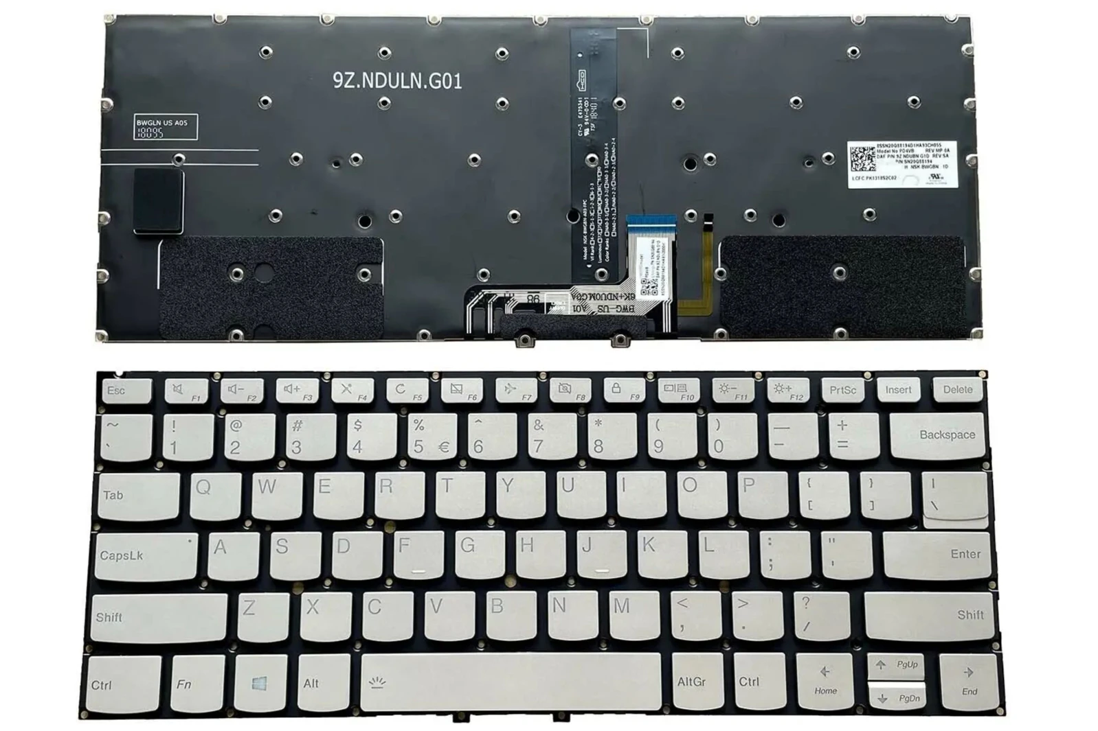 XIN-Russian-US layout Backlit Laptop Keyboard For Lenovo Yoga 930-13IKB C930-13IKB Yoga 7 Pro-13IKB with Backlit