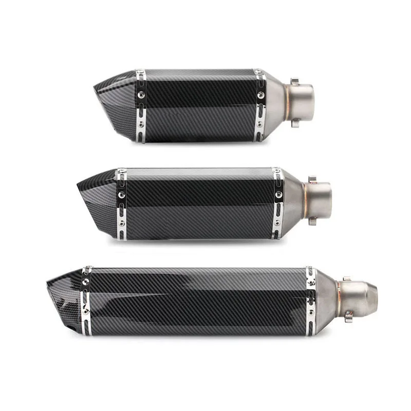 

Race-Style Small Hexagonal Exhaust Muffler - Scorpion-Style Universal for Yamaha Kawasaki Huanglong 300