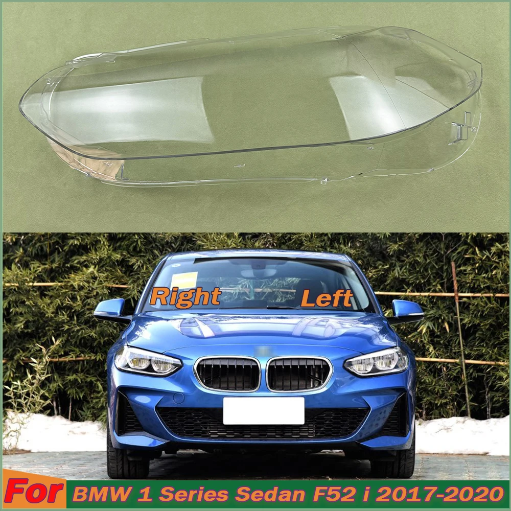 

For BMW 1 Series Sedan F52 118i 120i 125i 2017 2018 2019 2020 Front Headlight Cover Headlamps Transparent Shell Lens Case