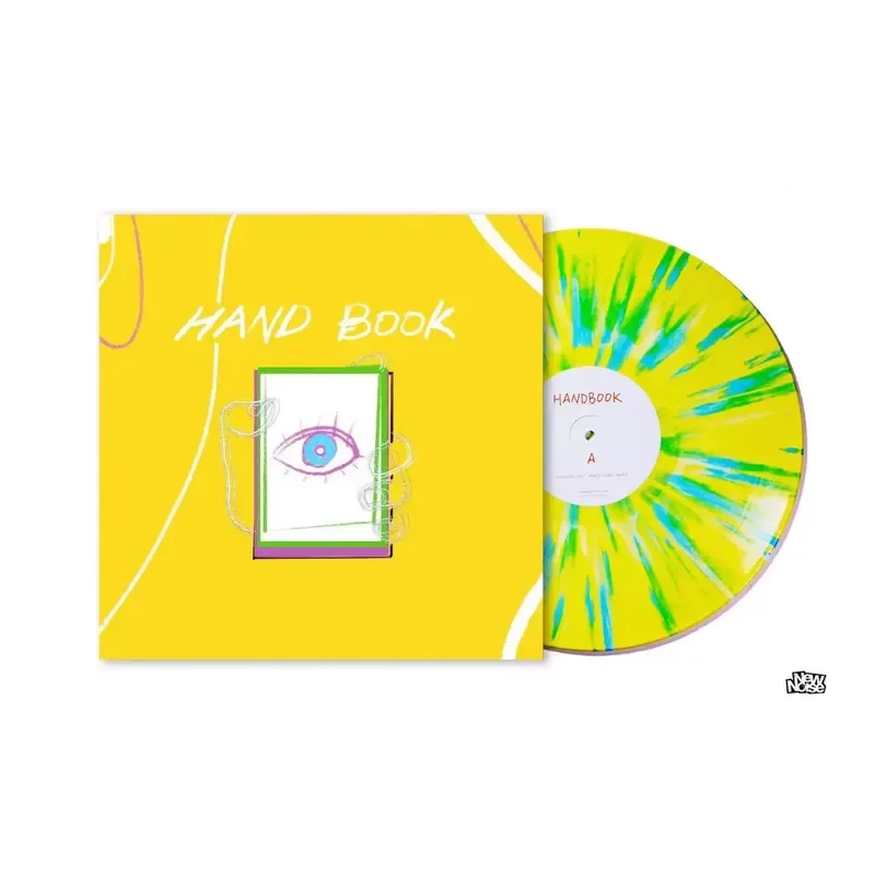 

Genuine Sixi Band Handbook Vinyl Record LP Yellow Blue White Splash Tape for Vinyl Players