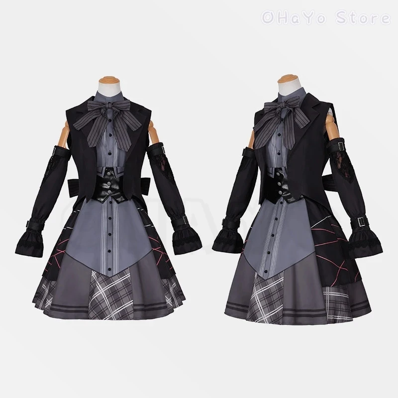

6'h\b/5;e,8\v,5/Anime Halloween Project Sekai Asahina Mafuyu Yoisaki Kanade Cosplay Costume Wig Game Party Gird;5'b\7/m'