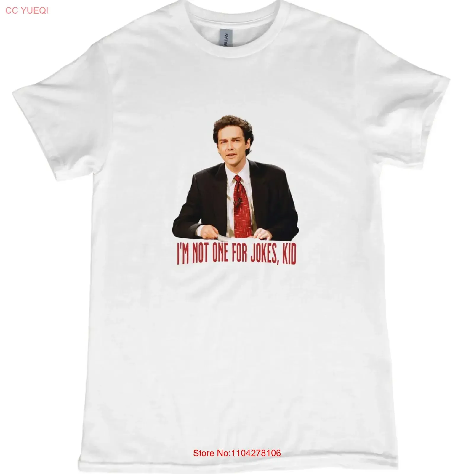 Camiseta NORM MACDONALD, divertida camiseta de cómico SNL Joke 142, camiseta cómoda lavada vintage para uso diario, informal para hombre