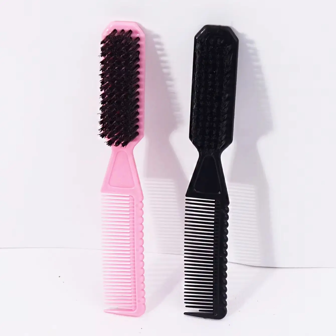 

2pcs dual head cleaning brush for hair cutting, cleaning and styling, integrated styling tool,Special for real hair wigs