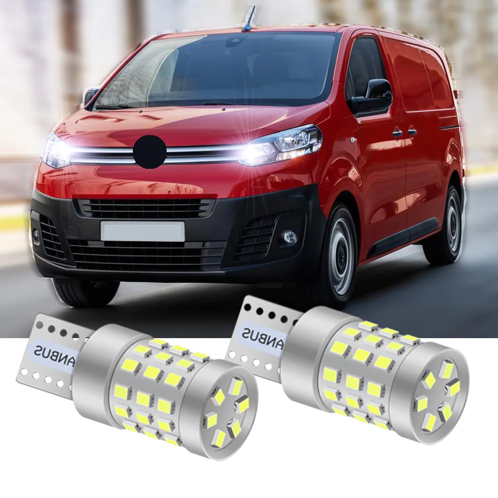 2Pcs  Canbus LED Parking Clearance Light For Citroen Jumpy MK3 2016 -2020 2021 2022 2023(Only fit model with halogen Headlamp )