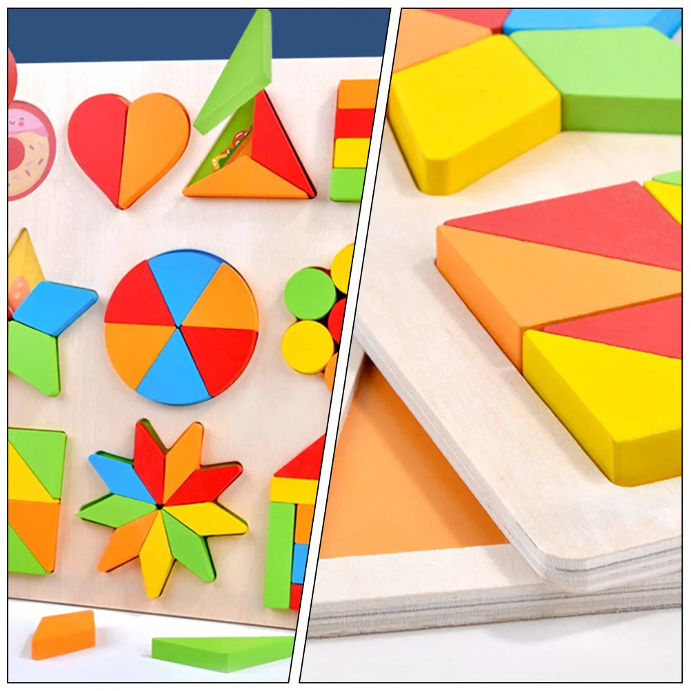 

Wooden Block Shape Matching Toy Kids Early Educational Game Household Toddler Montessori Preschool Training Color Sensory