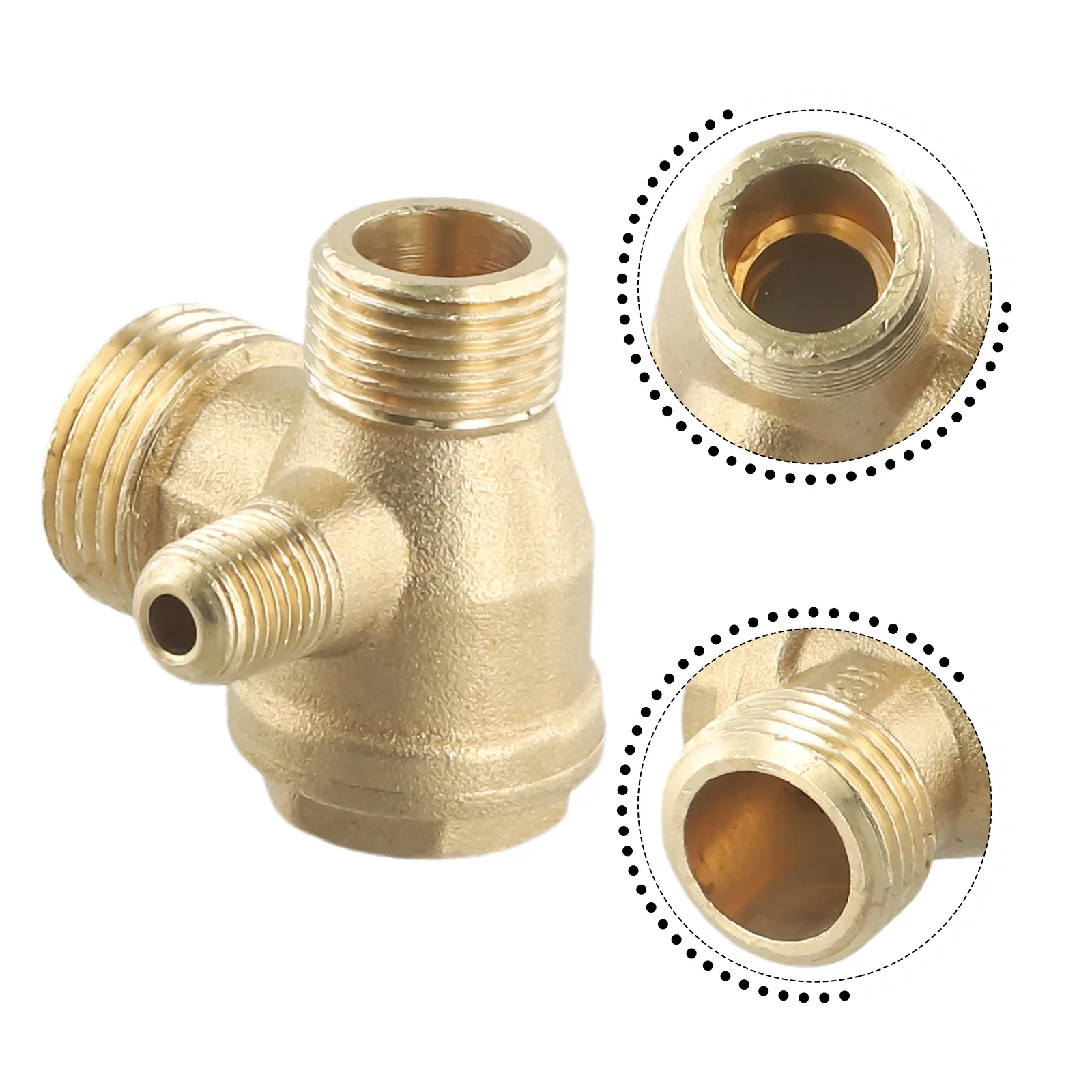 

Air Compressor Accessories Air Pump Check Valves Gold Brass Cut-off Valve Replacement Parts 10*14*16mm 20*16*10mm 20*19*10mm
