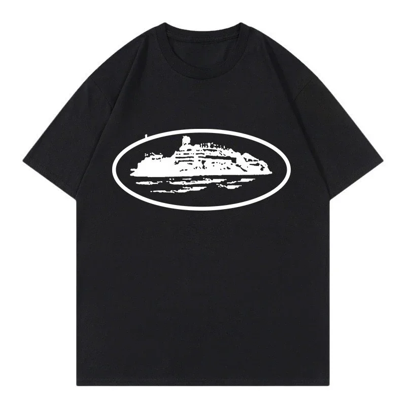تي شيرت جرافيك صيفي جديد مطبوع لعام 2025 للرجال والنساء، تي شيرت جرافيك عالي الجودة تي شيرت عتيق