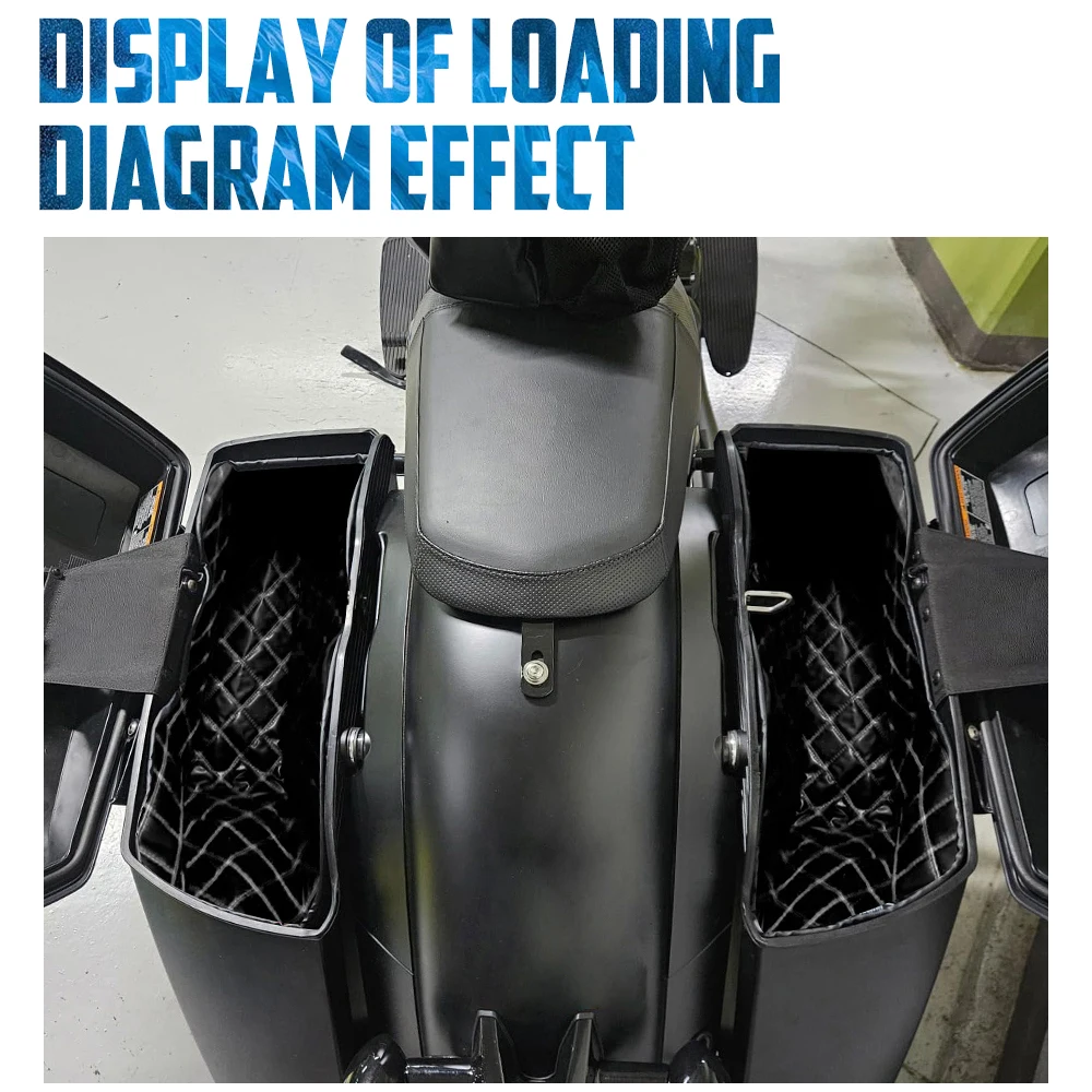 Motorcycle Side Case Liner Saddlebag Liner Insert Extended Protector Lining Bag For Indian Chieftain Limited Dark Horse 19-2023