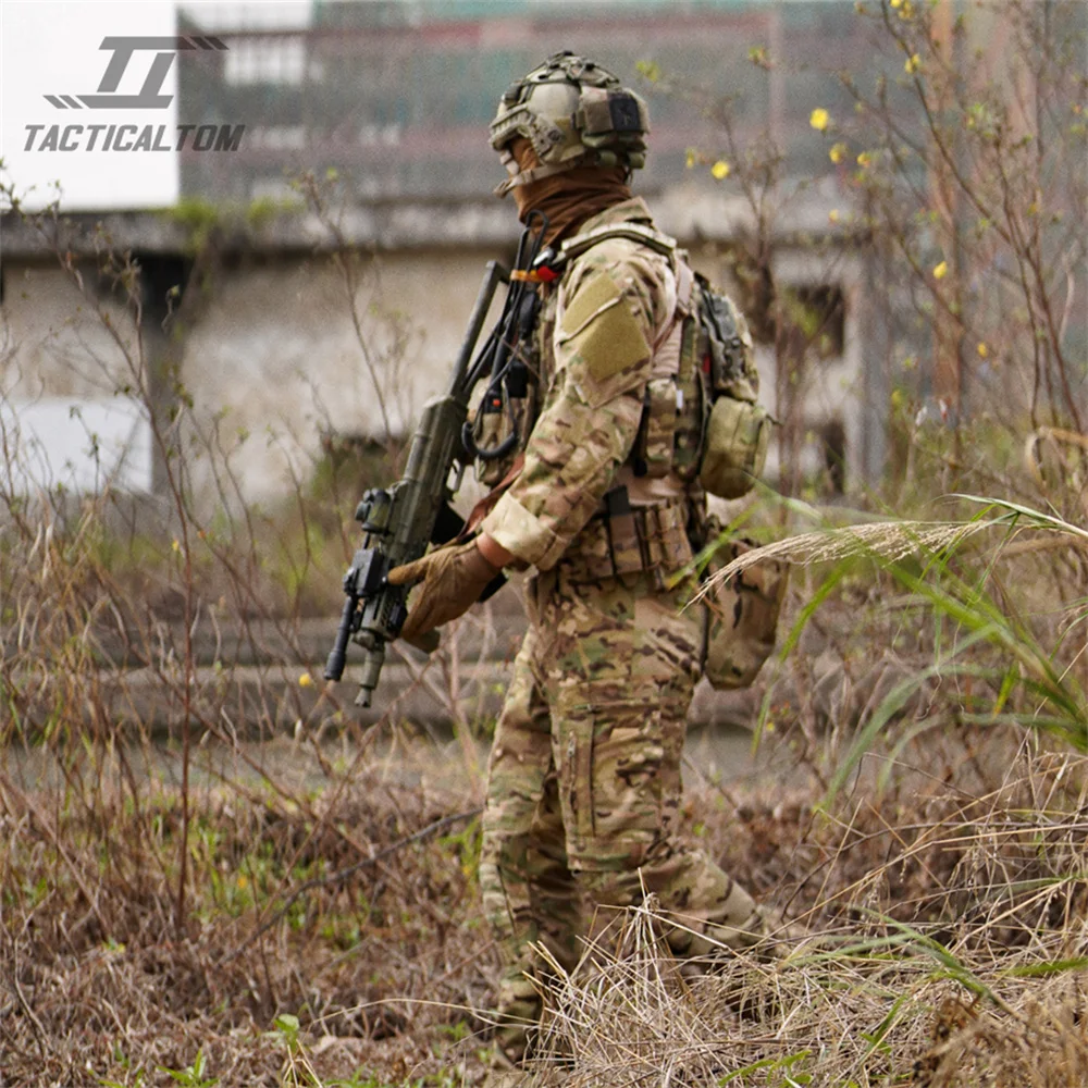 Tactical Tom UF combat pants, PRO outdoor sports breathable and tear resistant pants, HT wear-resistant camouflage pants view 6