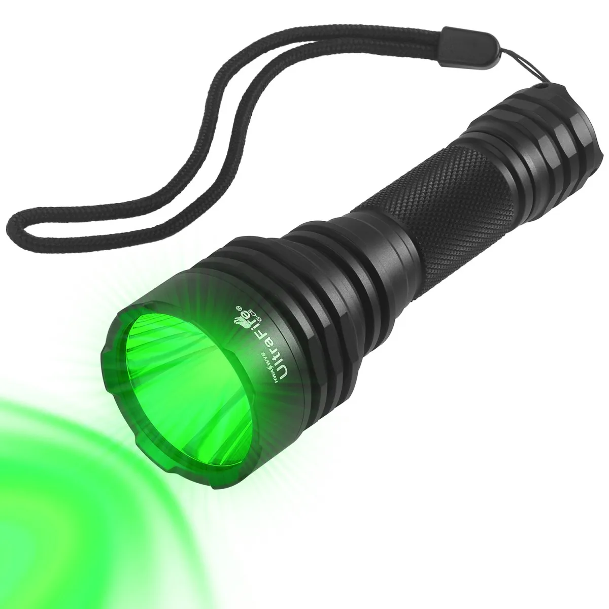 UltraFire G-C8 Green Light Lampada da caccia ricaricabile 437 iarde Torcia tattica militare ad alta potenza a LED per visione notturna Luci per