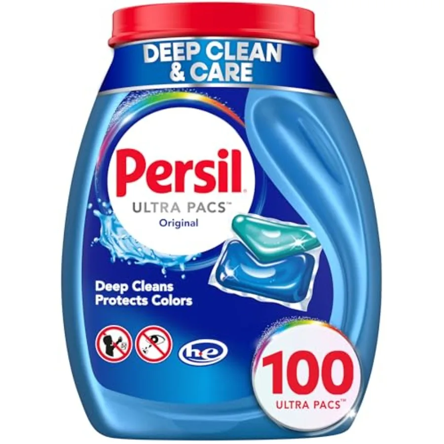 

Persil Ultra Pacs Original Everyday Clean Laundry Detergent,,No M, Single-Dose Laundry Soap, Deep Clean Fabric Care for Colors