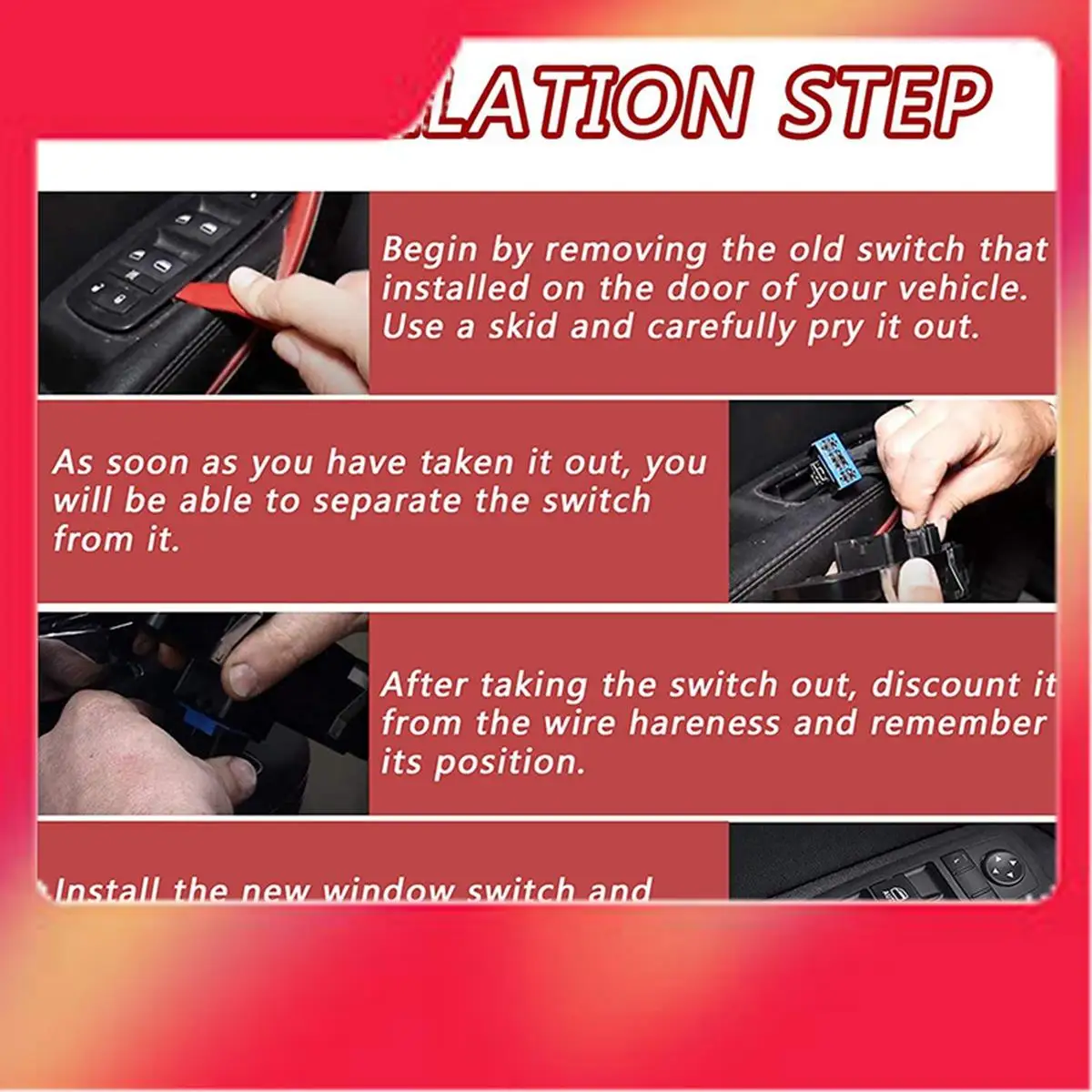 A1698206610 مفتاح نافذة رئيسي للطاقة لمرسيدس بنز A B GL M R Class W245 W169 A150 B200 X164 2004-2012-M54K #1