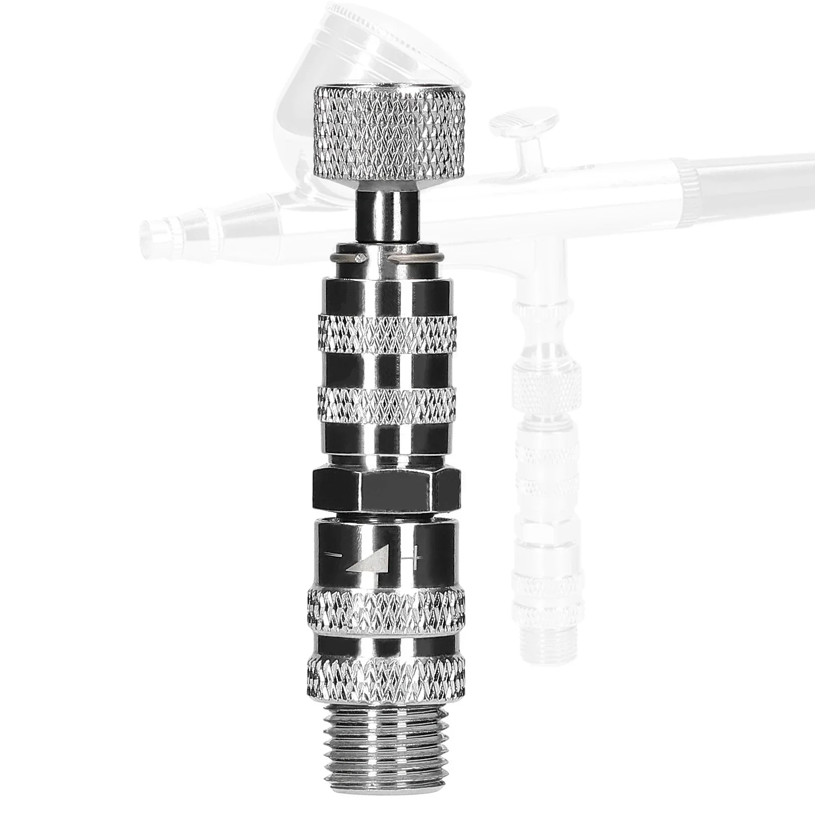 

T119 1/8 Interface Quick Rlease Coupler with Air Pressure Control Function Airbrush Spring Lock Connector Airbrush Accessories