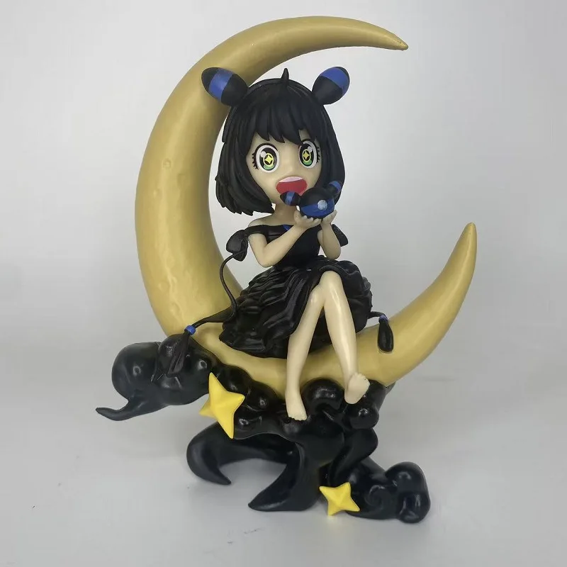 17cm anya forger como umbreon figura bonito cosplay menina com luz led anime modelo colecionável estátua aniversário presentes de natal brinquedo