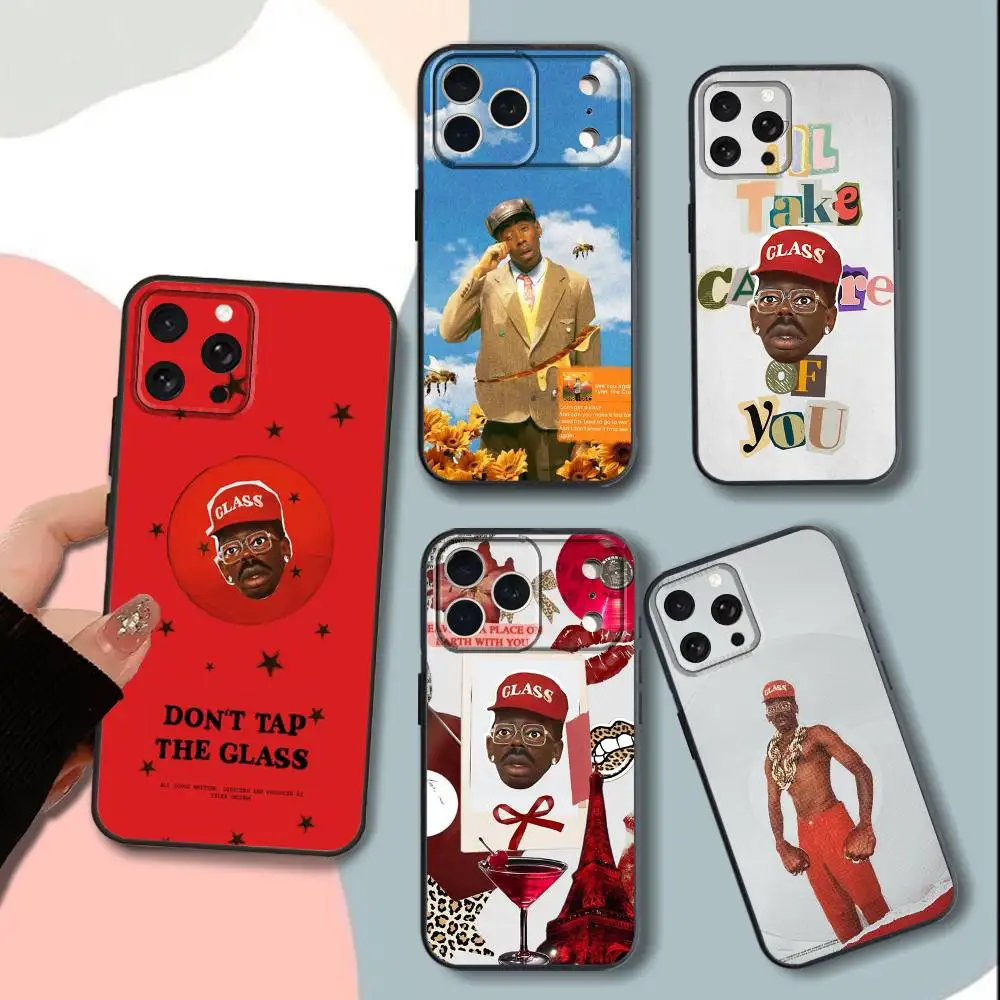 T- Tyler Don t Tap the Glass Phone Case For iPhone 15,13,16,12,11,17,14,Plus,Pro,Max,XS,XR,X,SE,Mini,Soft Silicone Black Cover