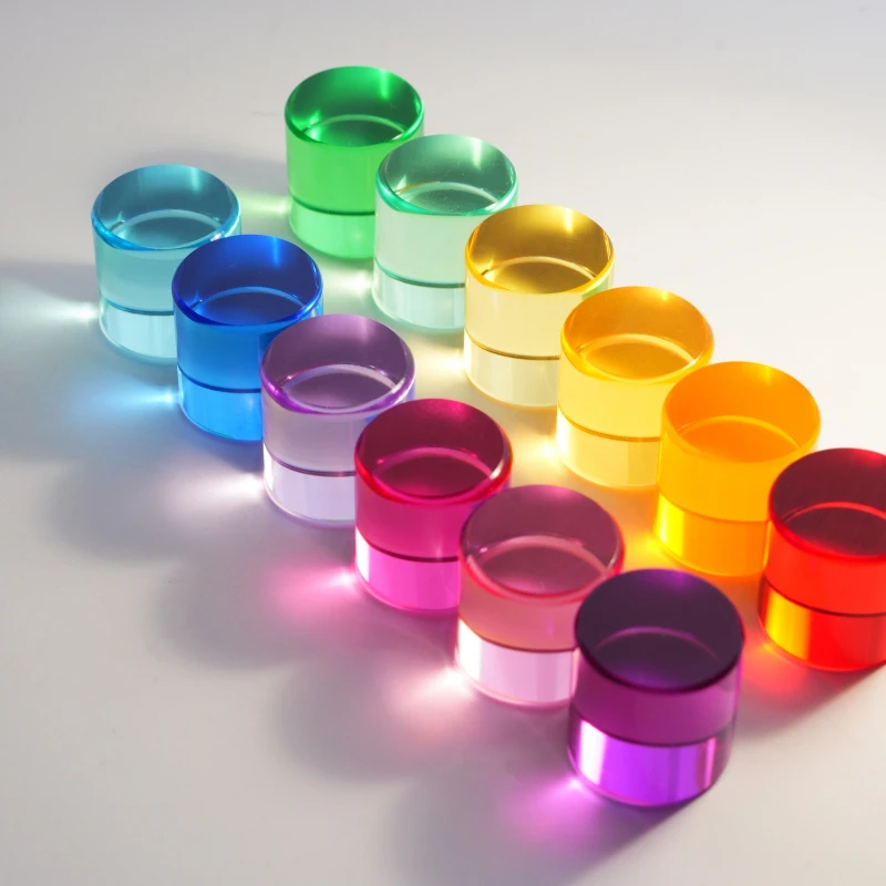 크리 에이 티브 나무 빌딩 블록, 아크릴 크리스탈 투명 빌딩 블록, 스태킹 빌딩 블록, 조기 교육 장난감, 선물