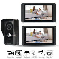 SYSD 1080P HD Wired Video Door phone 7 Inch Touch Screen Video Intercom Doorbell with Record snapshort Kit Villa Surveillance