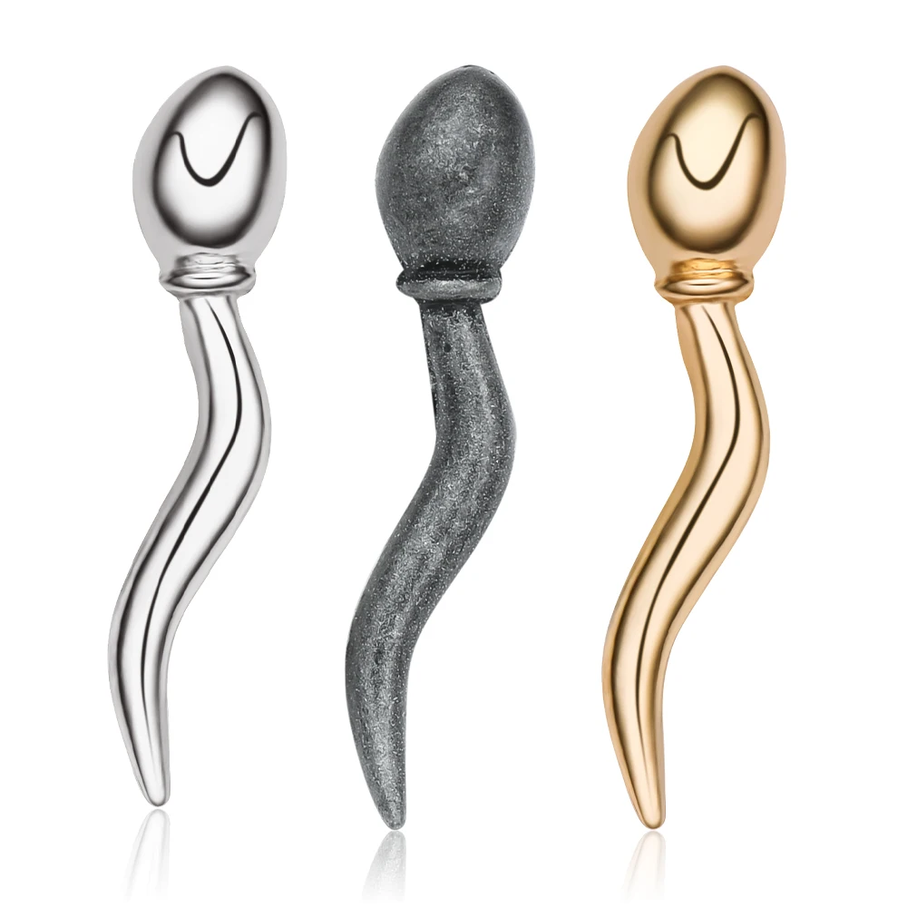

Medsor Medical Sperm Pin Brooch Andrology Reproductive Lapel Backpack Lanyard Badge Medicine Jewelry Gifts for Doctor Nurse