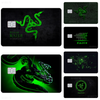 R-RAZER Anmie Sticker Film Skin Cover For Credit Card Debit Bank Card Front