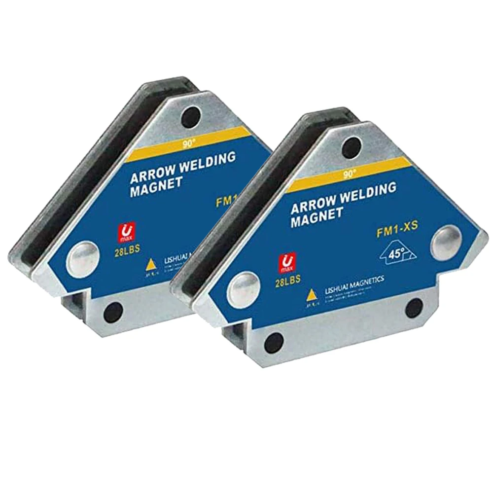 2 stücke 12,5 KG Magnetische Schweißen Halter Winkel Solder Pfeil Magnet Schweiß Fixer Stellungs Ferrit Halten Hilfs Locator Werkzeuge – Detail 1