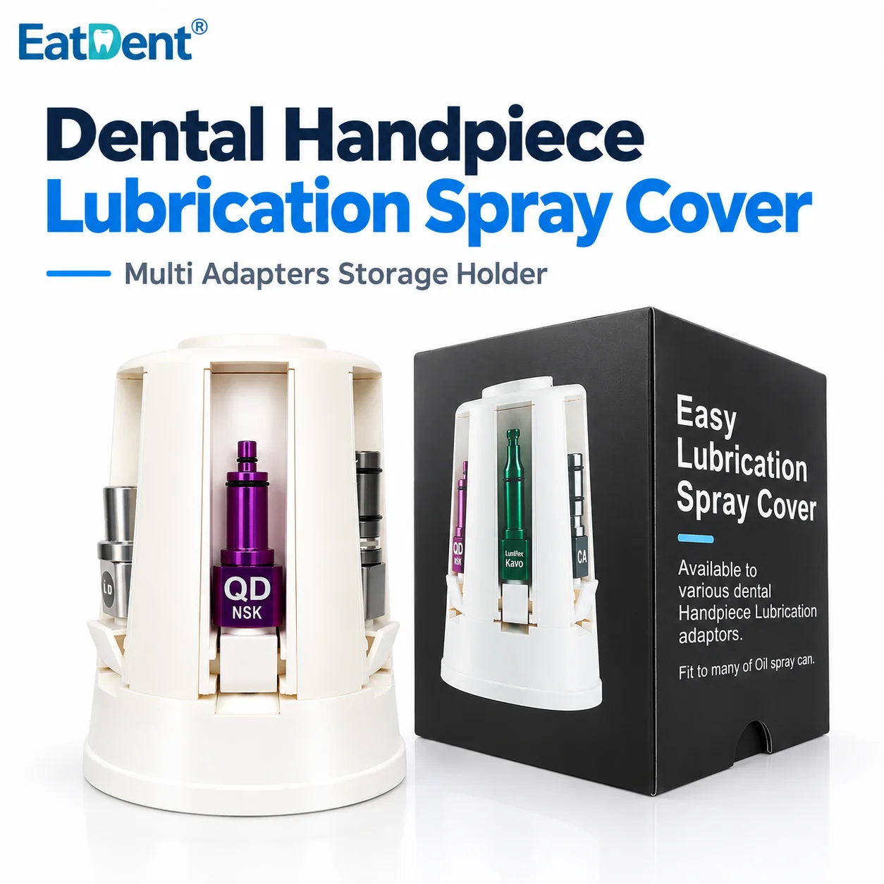 Dental Handpiece Lubrication Spray Cove Handpiece Care Oil Lubricator 6 Style Connector Dental Handpiece Oiling Cleaning Machine