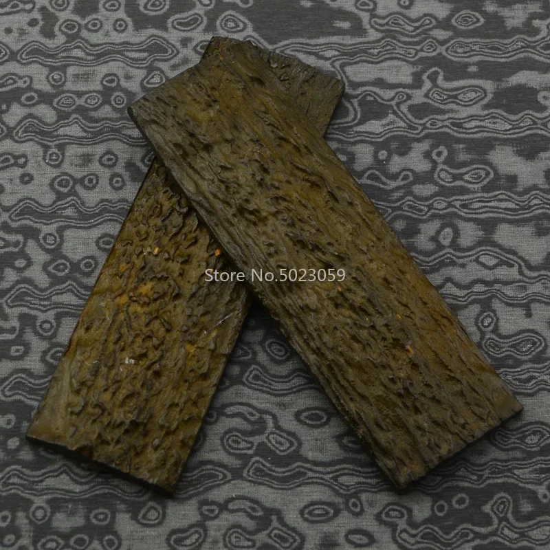 2 Pieces Resin Knife Handle Produce Material for DIY Knife Handle Patch Material 125x40x7mm