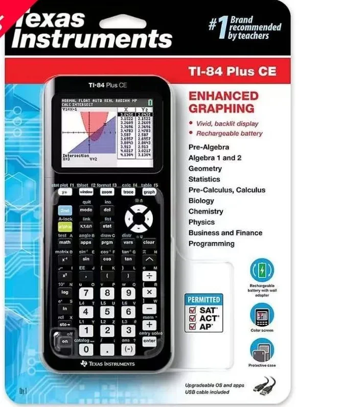 

Texas Instruments TI-Nspire CX II Color Graphing Calculator with Student Software (PC/Mac) White 3.54 x 7.48