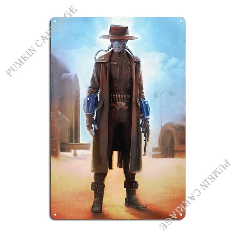 Cad Bane Metal Plaque Poster Pub Club Custom Cinema Tin Sign Poster