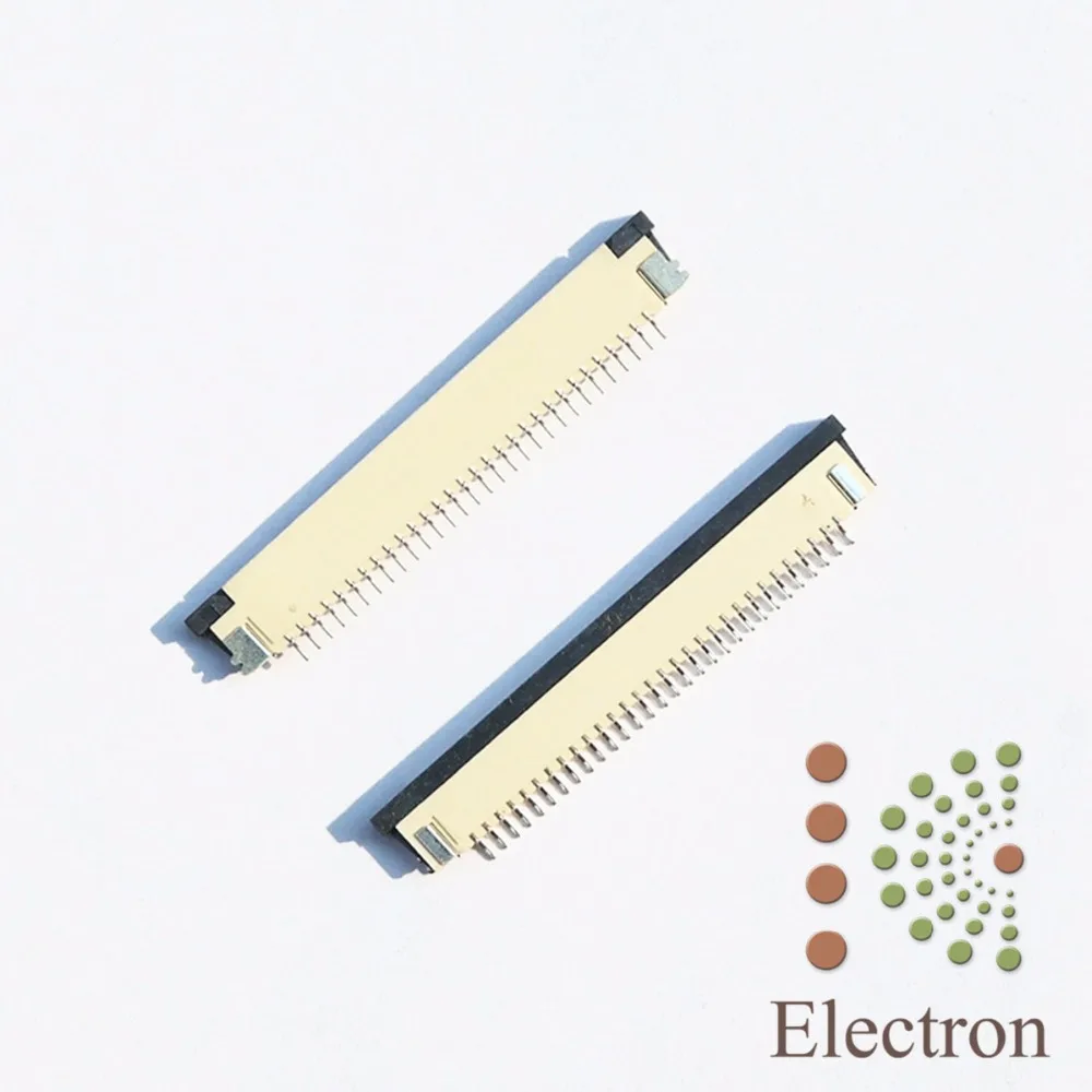 10pcs Bottom Port 30Pin 1.0mm Pitch FFC FPC Ribbon Sockets Connector for 30P Flexible Flat Cable