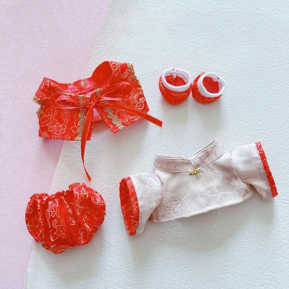 New Year 20CM Cotton Clothes Replacement Stuffed Clothes Suit DIY Clothing Outfit Toys Clothes Accessory