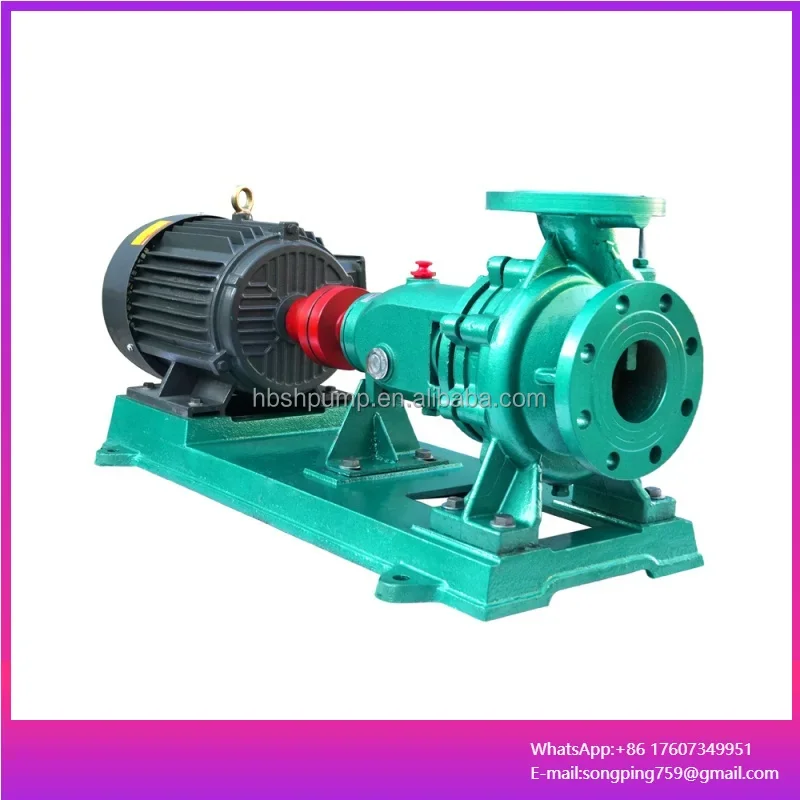 IS Series Suction Water Pump Be Used to Transfer Clean Water and Sea Water