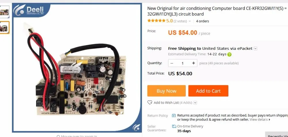 New Original for air conditioning Computer board KFR-23GW/I1DY CE-KFR32GW/I1Y(S) = KFR-32GW/I1DY(JL3) circuit board