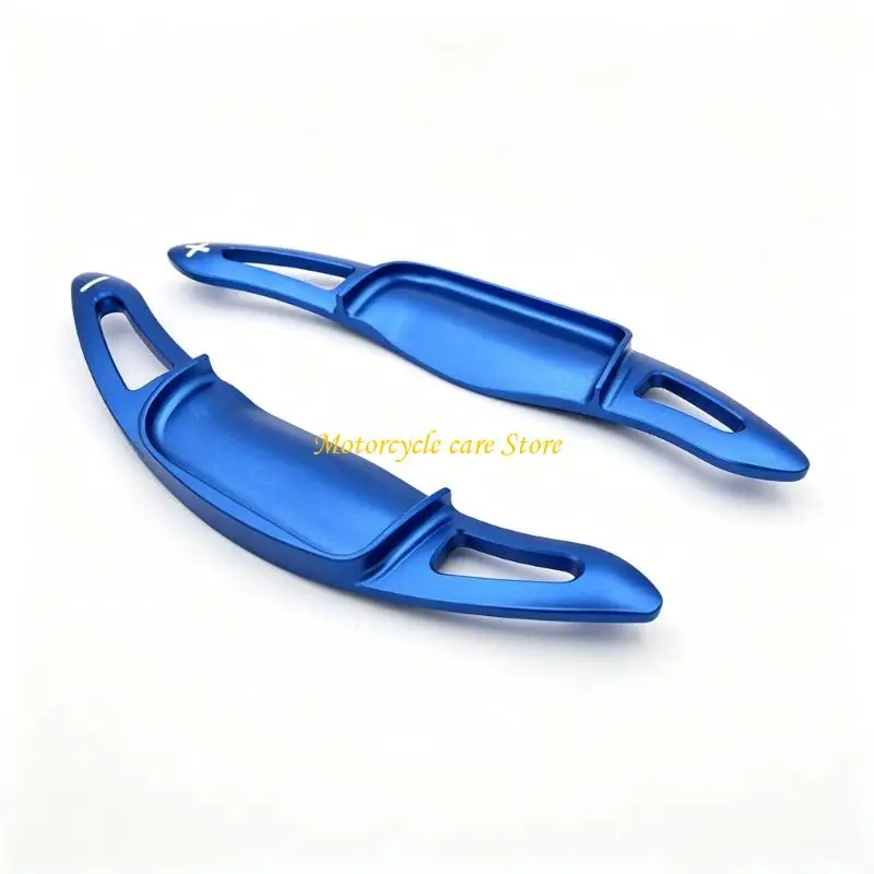 U75F Steering Wheel Gear Extenders with Preinstalled Adhesive Covers for Matching 2018-2024 Listed Factory Controls