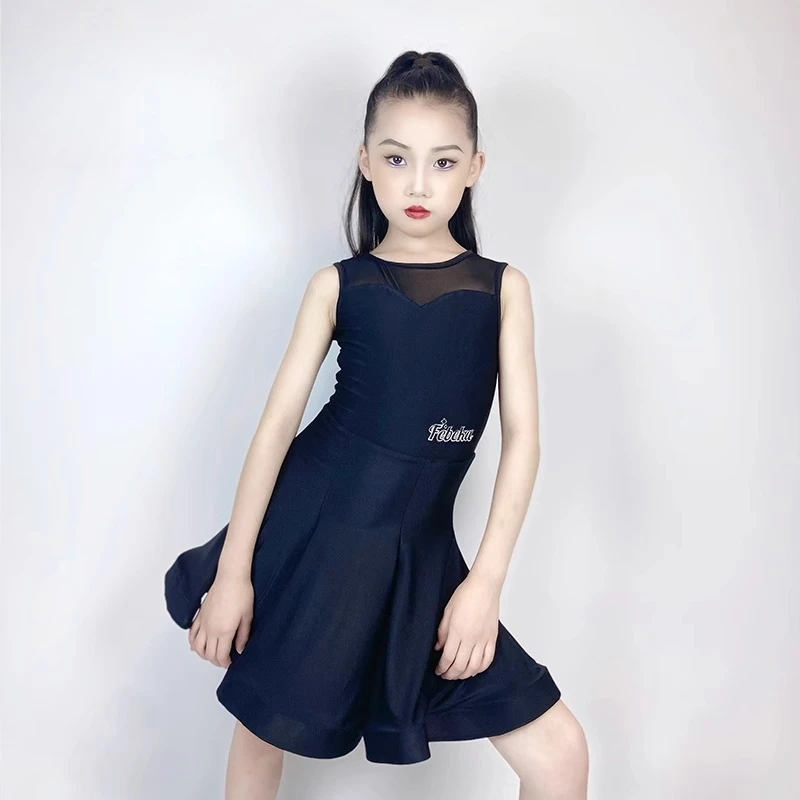 

New Latin dance costumes for girls,new summerdresssetsfor girls,black professional performance costumes for Internet celebrities