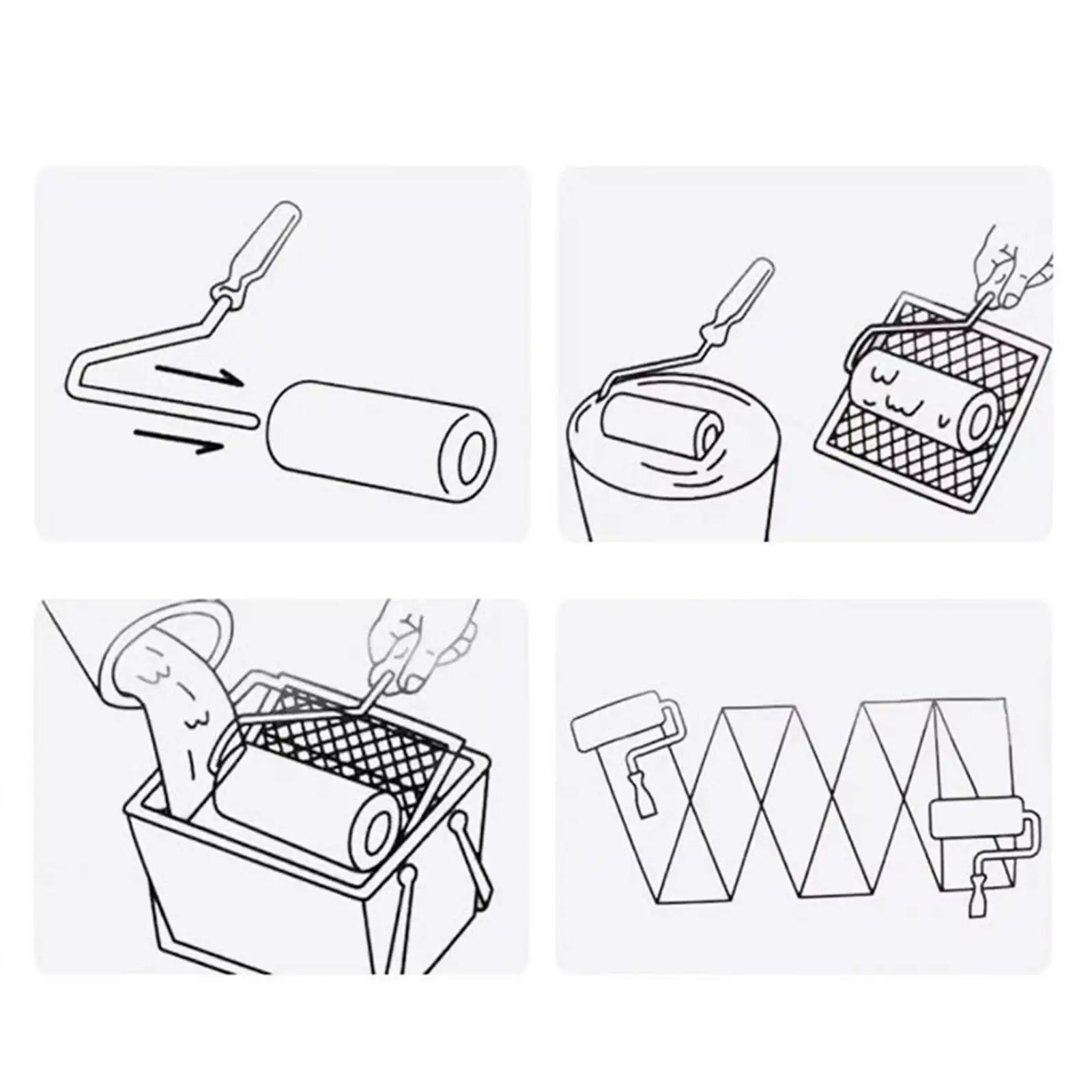 Texture Roller Paint Tool Effortless Decorative Artistic DIY Paint Roller for Floors Decoration Commercial Home Decoration