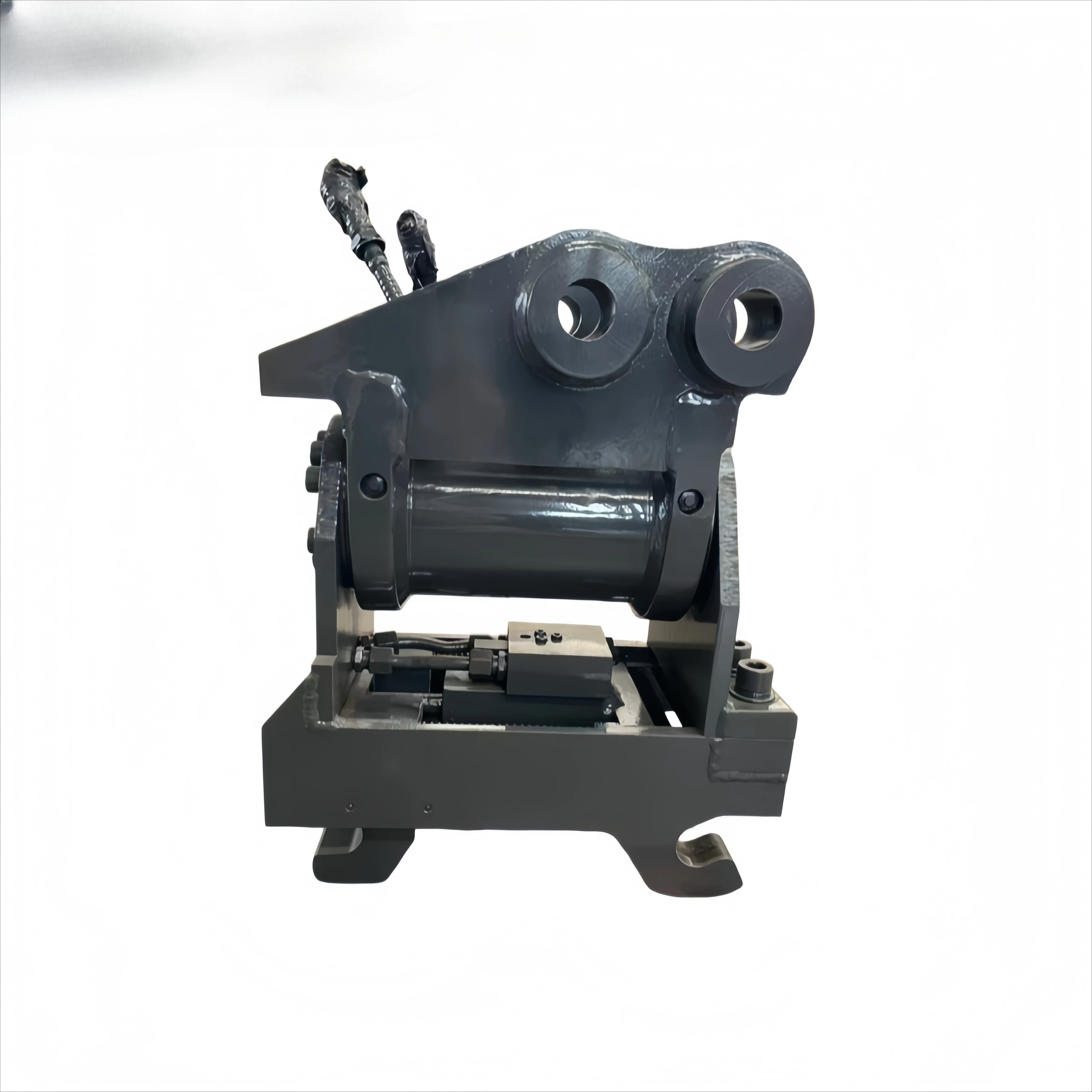 Double-lock hydraulic tilt quick connector for 5-7T excavators