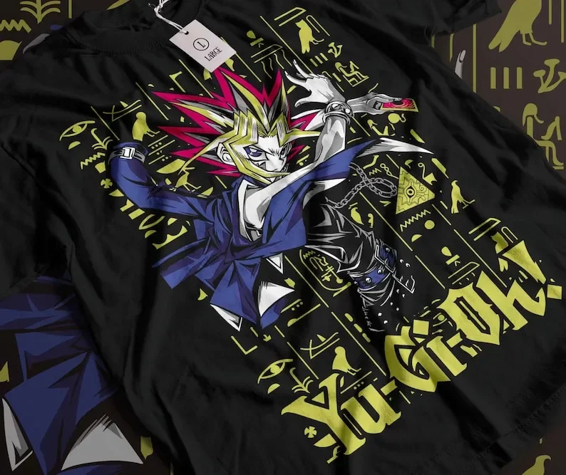 

Anime Duel King T Shirt Black Unisex, Black Shirt All Size