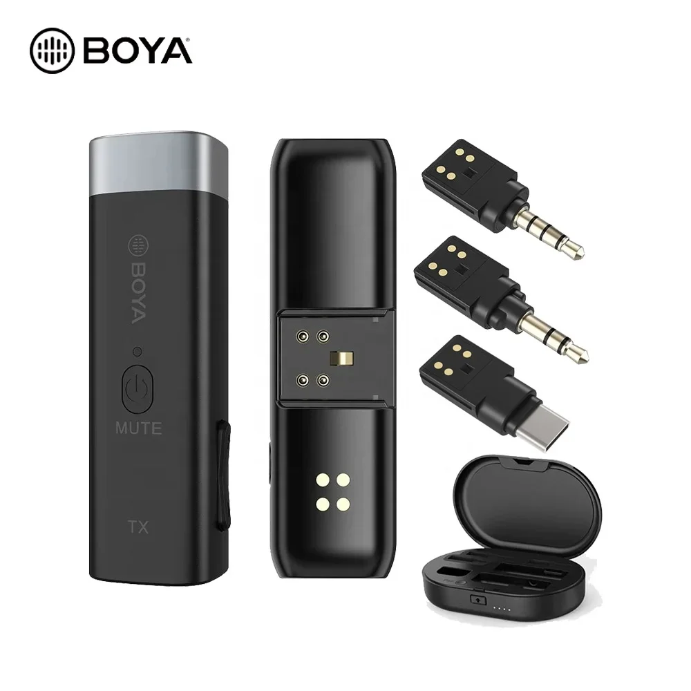 Boya By-WM3 2.4g Classic Wireless Mini Microphone Mic Transmitter Receiver Microfone For Dslr Camera Pc