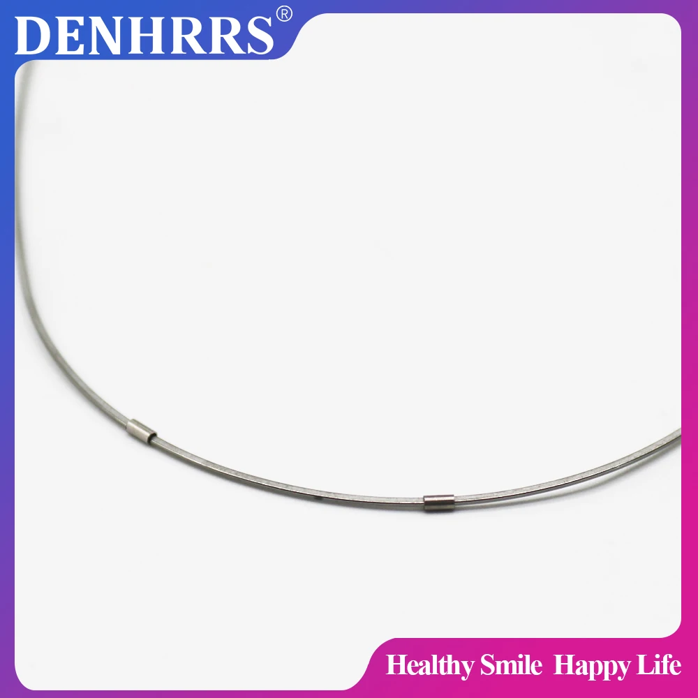 2Packs Orthodontic Dental Copper Niti Round Rectangle Wire With Stop Purple Packing