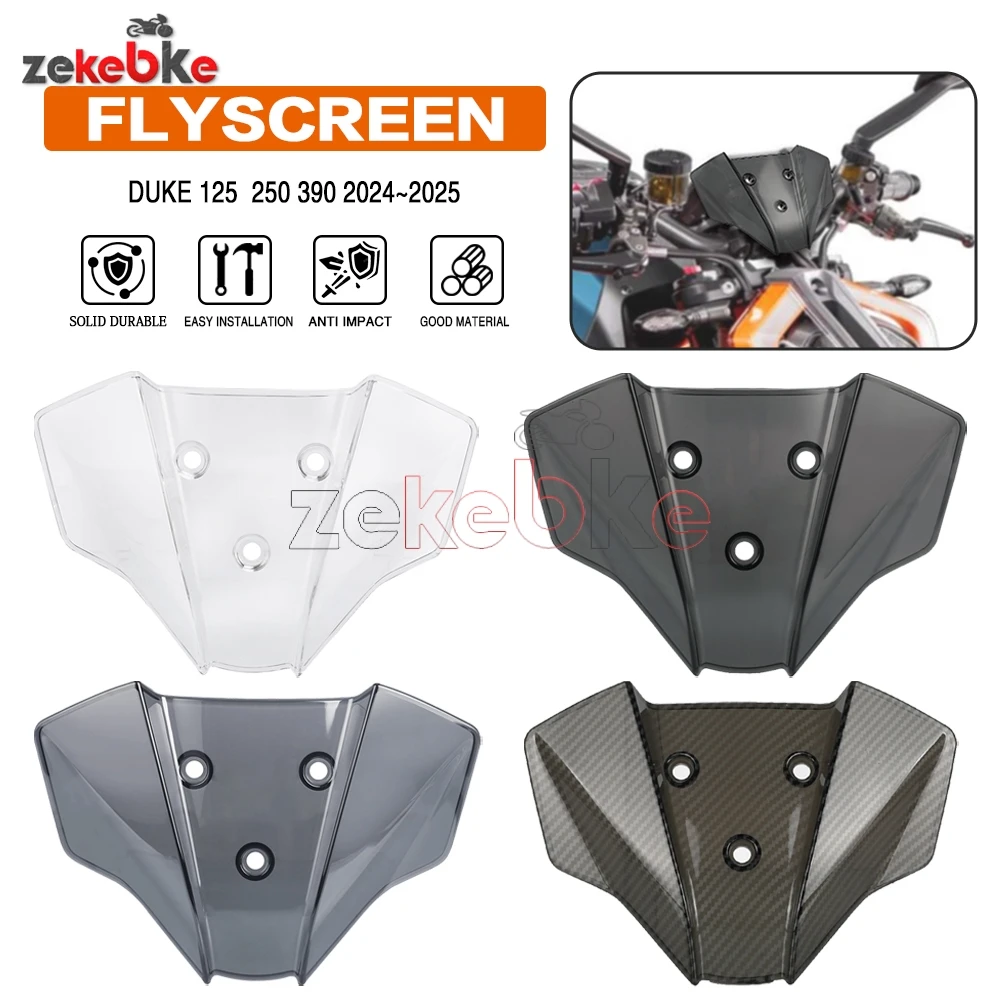 

Motorcycle Accessories Sport Screen Windshield Deflector Windscreen Airflow Wind For 1290 Super Duke R 2020 2021 2022 2023 2024